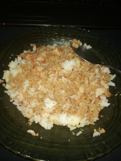 Una foto de Arroz con atún ketchup