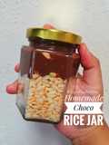 Homemade Choco Rice Jar