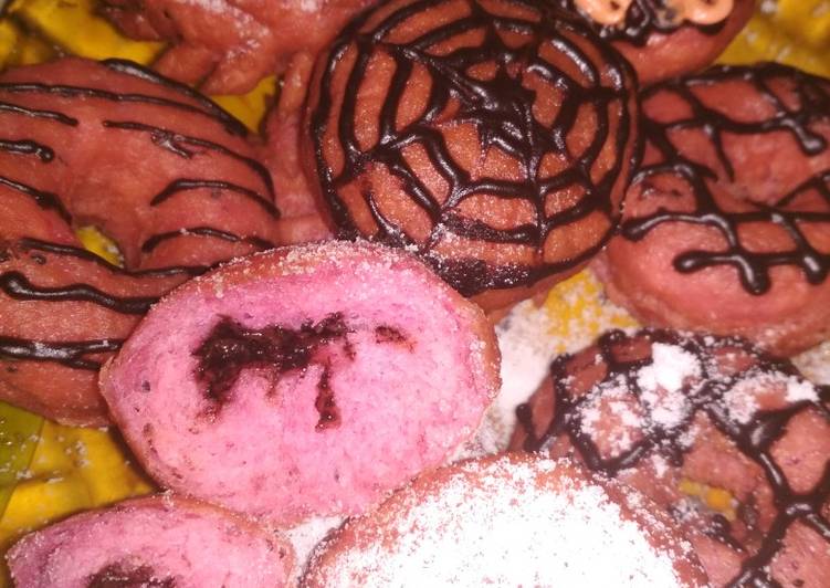 Resep Donat buah naga yang Lezat Sekali