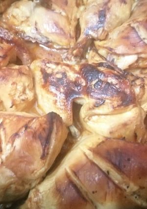 صورة لوصفة دجاج محمر مع كاتشاب