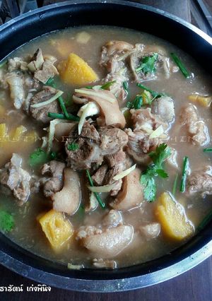 รูปของ ขาหมูต้มส้มสับปะรด
