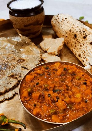 A picture of Raw turmeric sabji.