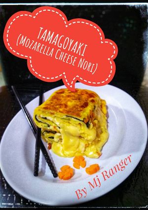 Foto resep TELUR TAMAGOYAKI KETO (Mozarella Cheese Nori)