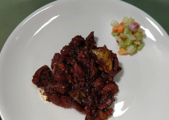 Resep  bikin Jantung ayam masak gongso  istimewa