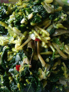 Foto resep Tumis bunga dan daun pepaya