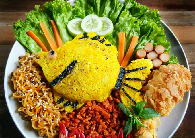 Resep Nasi Kuning Bentuk Ikan Oleh Cici Andriyani Cookpad