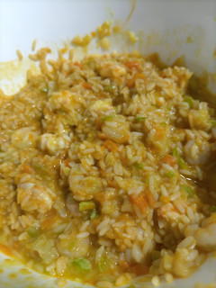 Una foto de Arroz con verduras, gambas y langostinos en Thermomix