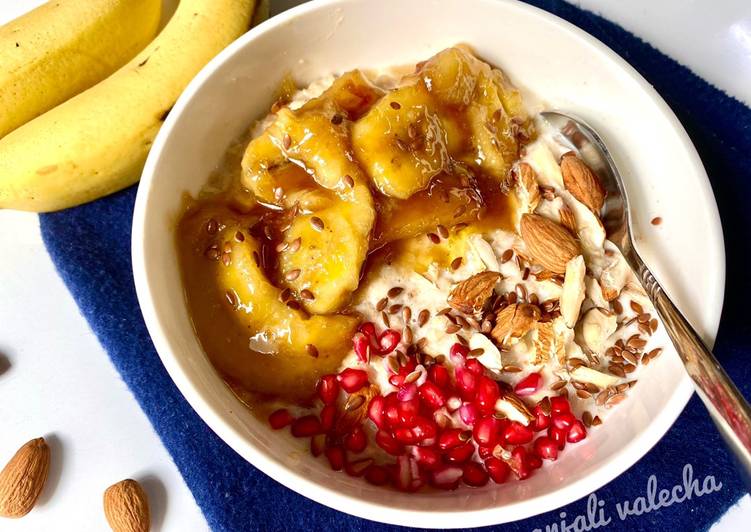 How to Prepare Favorite Oatmeal with banana