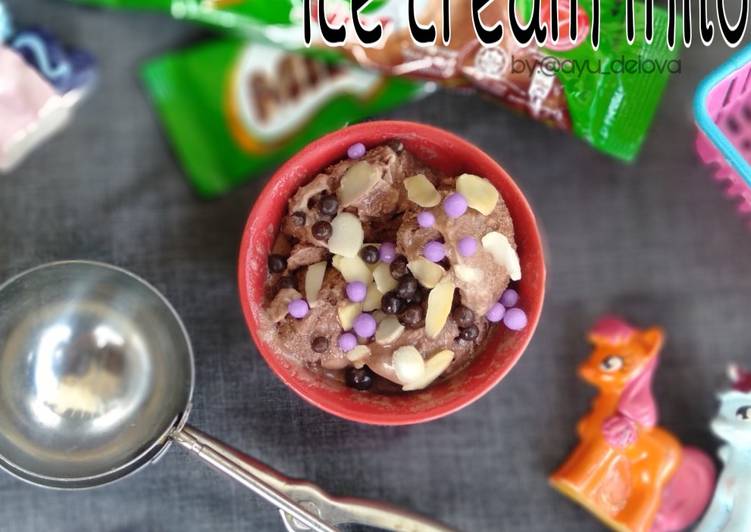 Ice cream milo