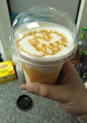 صورة لوصفة Froster Caramel Colada كراميل كولادا