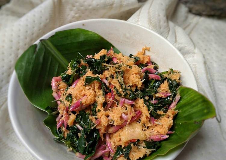 Urap Daun Pepaya Jepang