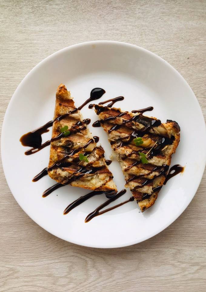 Сніданок. Крутони з фаршем 🥪