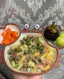 Nui xào bò phiên bản bé ăn dặm