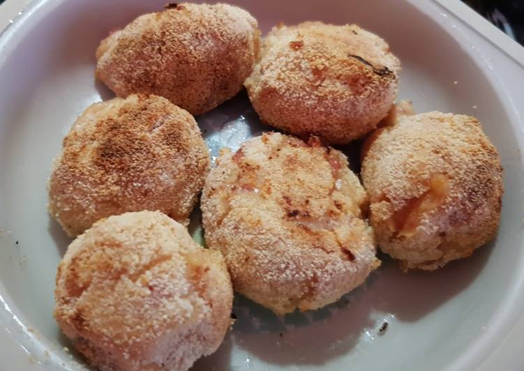 Albóndigas de jamón york y queso