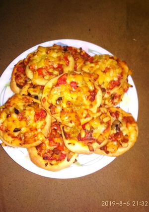 صورة لوصفة ميني بيتزا 🍕