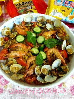 咖哩海鮮燉飯【咖哩女王】 的食譜成品照片
