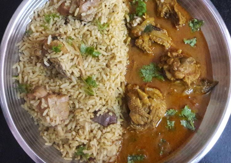 South Indian Style Country Chicken Briyani