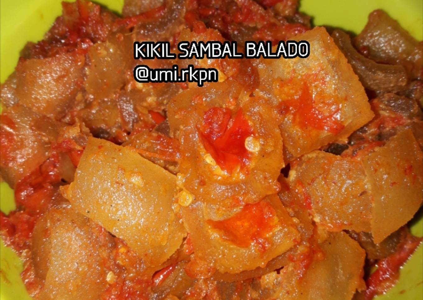 Langkah Mudah untuk Membuat Kikil sambal balado, Lezat Sekali