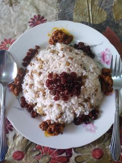 عکسی از دستور عدس پلو 😋