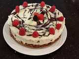white chocolate cheesecake