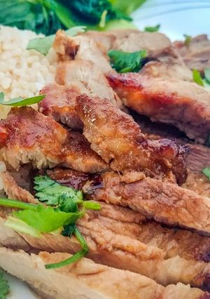 A picture of Vietnamese Style Pork Chops.