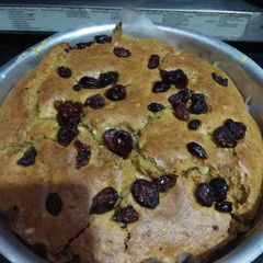 A picture of Mawa kesar cake.