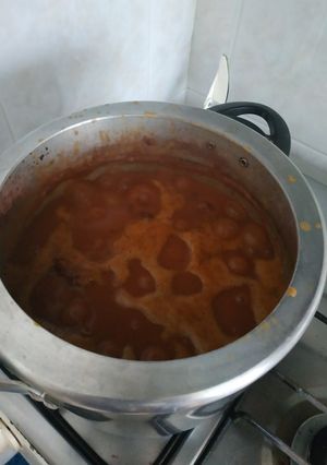 Una foto de Frijoles caseros