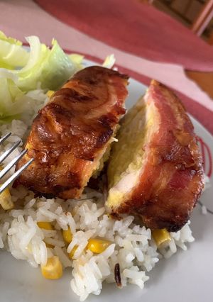 Baconos csirkealagút recept fotója