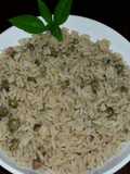 Moro de guandules Dominicano