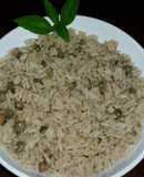 Moro de guandules Dominicano