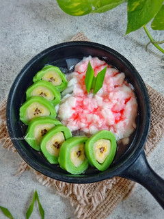 Foto resep Es Pisang Ijo