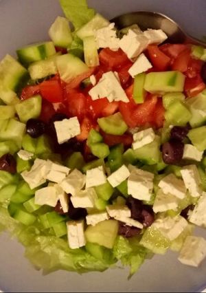 A picture of Simple Greek Salad.