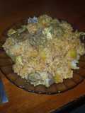 Guiso de arroz con pollo