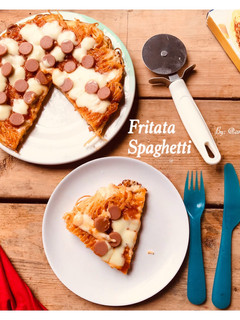 Foto resep Fritata spaghetti