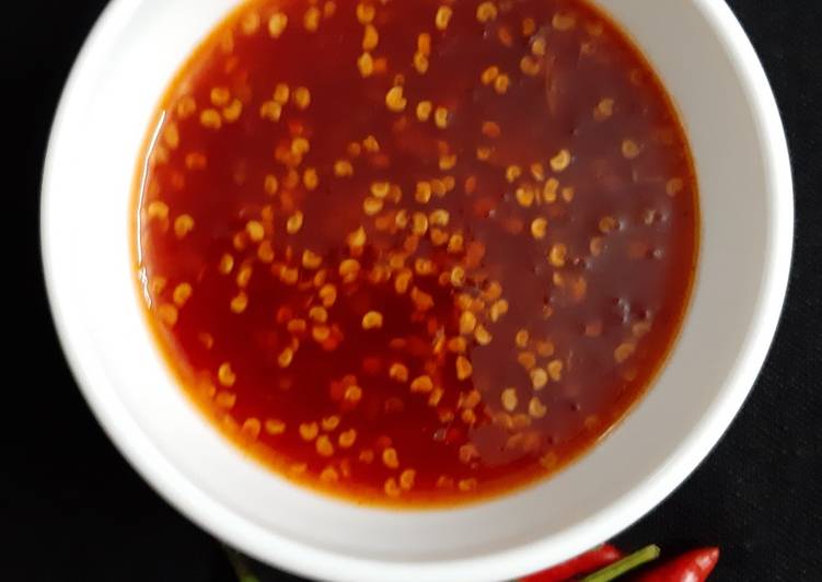 Steps to Prepare Super Quick Homemade Thai style sweet chilli sauce