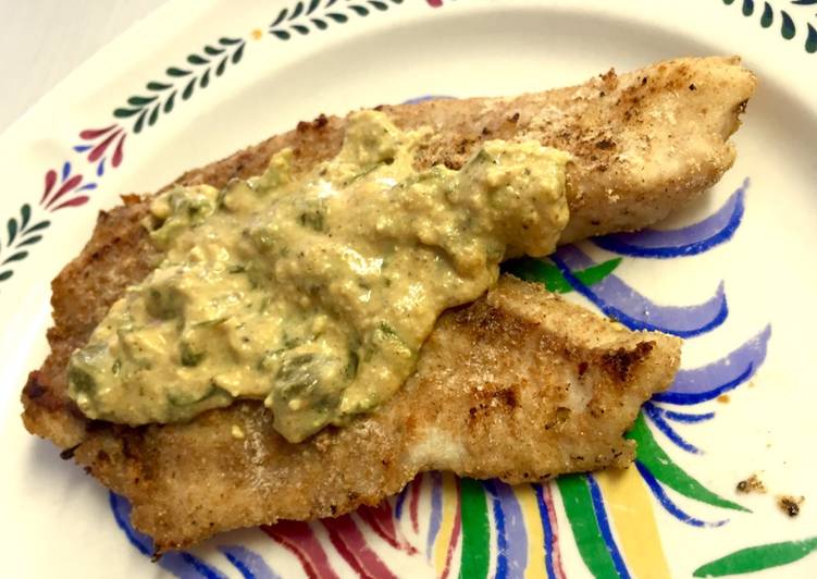 Tilápia com molho de mostarda - Tudogosreceitas