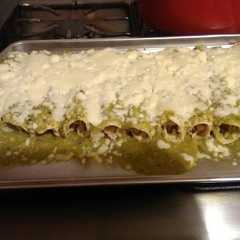 Una foto de Enchiladas verdes