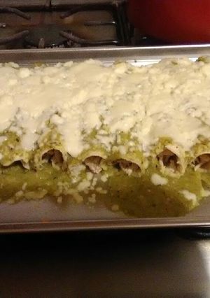 Una foto de Enchiladas verdes