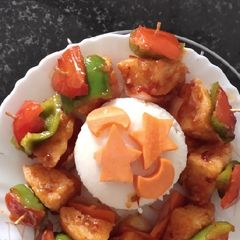 A picture of Chilli idli.