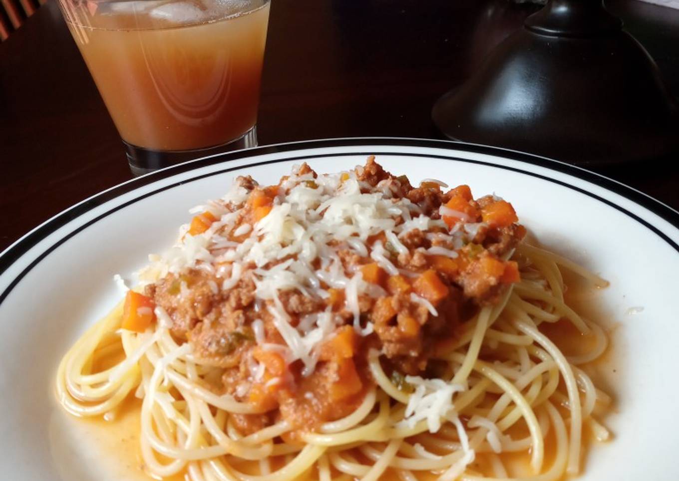 Receta de espagueti a la boloñesa