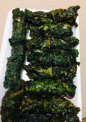 Hình của món Bò cuốn lá lốt.