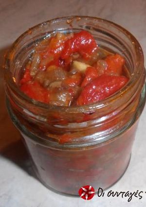Φωτογραφία της συνταγής Ajvar. Σάλτσα πιπεριάς τύπου: “Εδώ είναι Βαλκάνια”