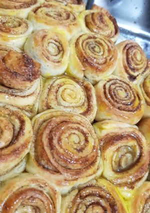 عکسی از دستور رول دارچینی😋