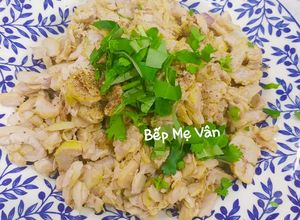 Hình của món Trái vả xào chay.