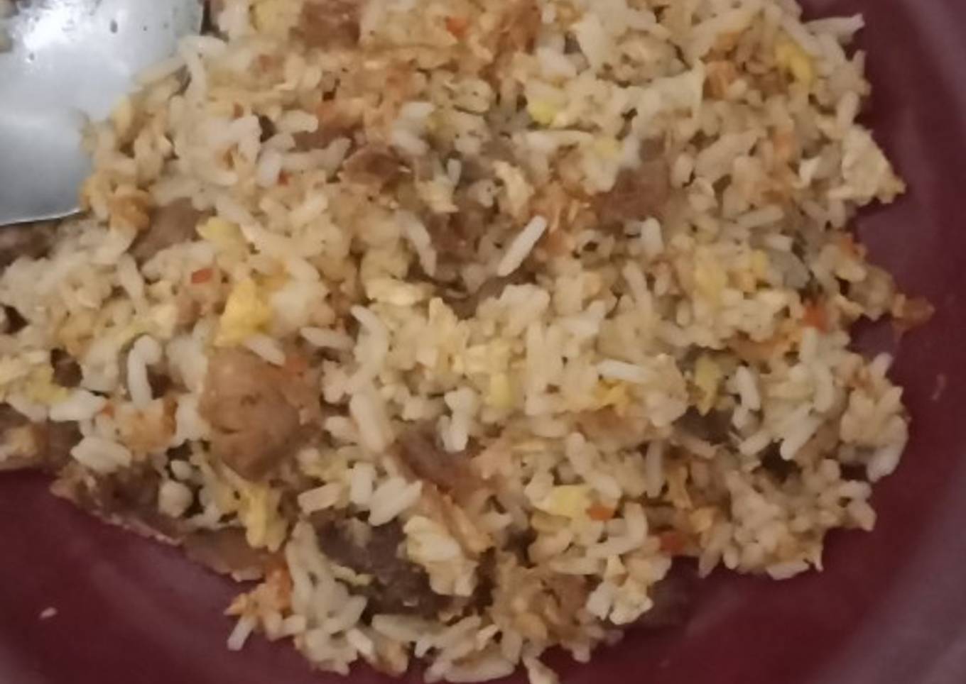 Nasi goreng rendang cepet banget