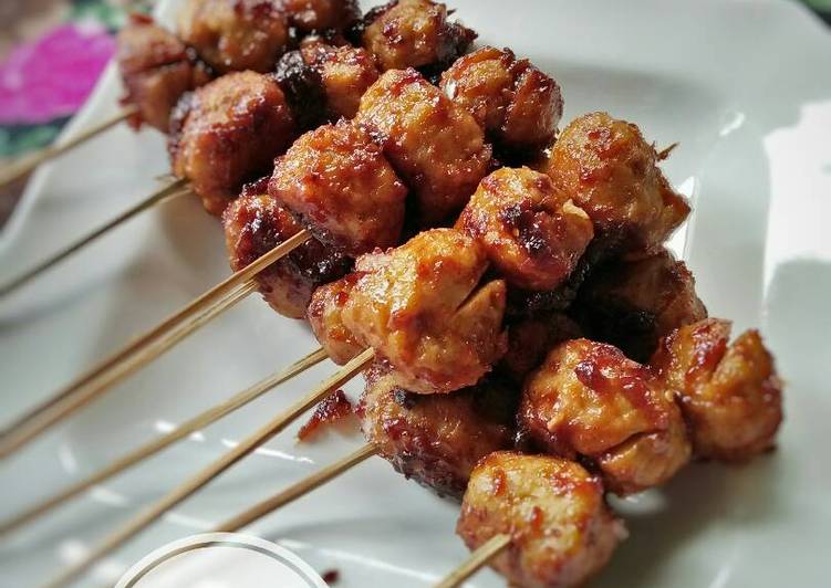 Resep Bakso Bakar super pedes yang Enak