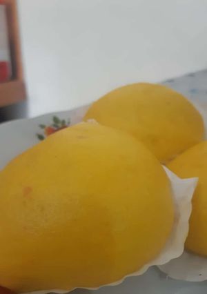 Foto resep Bakpao Labu Kuning tanpa mixer dan telur (Vegetarian)