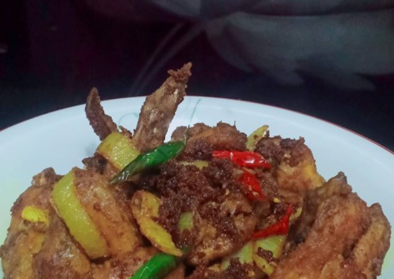 Langkah Mudah untuk Membuat Ayam goreng kunyit saos tiram yang Lezat