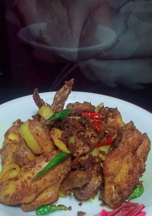Foto resep Ayam goreng kunyit saos tiram