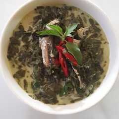 A picture of Sayur Daun Singkong Masak Santan.